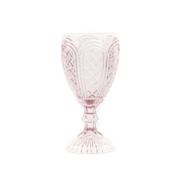 Blush Vintage Goblet Glassware