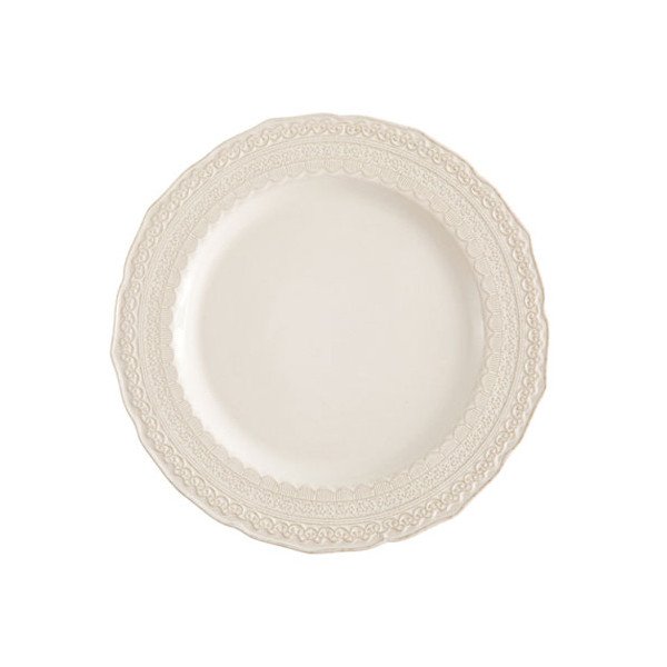 Ivory Lace Charger Plate