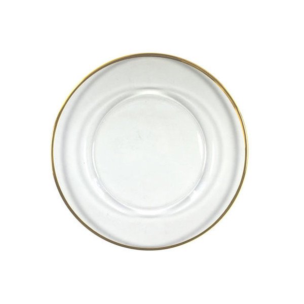 Solid Trim Gold Charger Plate