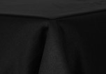 Black Matte Satin Tablecloth