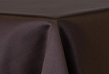 Brown Matte Satin Tablecloth