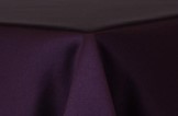 Eggplant Matte Satin Tablecloth