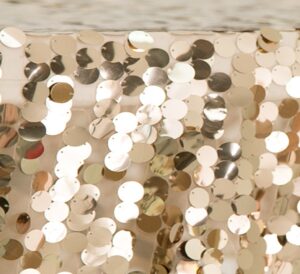Gold Payette Sequin Tablecloth