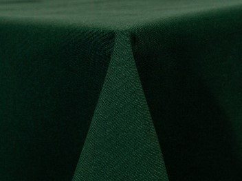 Hunter Green Matte Satin Tablecloth