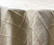 Ivory Taffeta Tablecloth