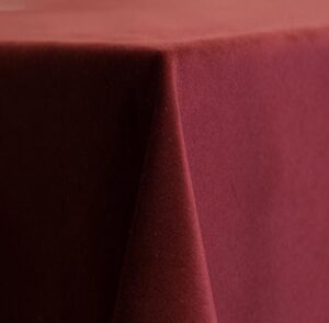 Merlot Velvet Tablecloth