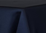 Navy Matte Satin Tablecloth