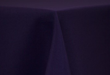 Purple Matte Satin Tablecloth