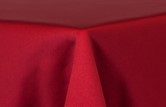 Red Matte Satin Tablecloth