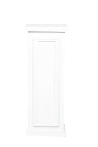30inch Wood White Pedestal Accessories
