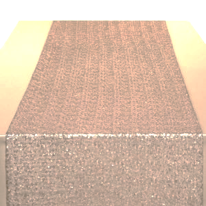 Blush Sequin Table Runner