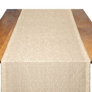 Ivory Sequin Table Runner