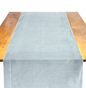 Storm Velvet Table Runner
