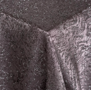 Black Shimmer Tablecloth