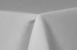 White Matte Satin Tablecloth