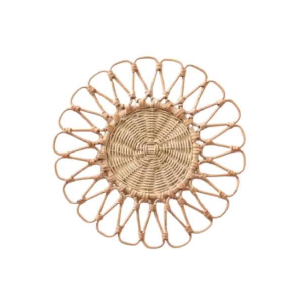 Boho Natural Rattan Charger Plate