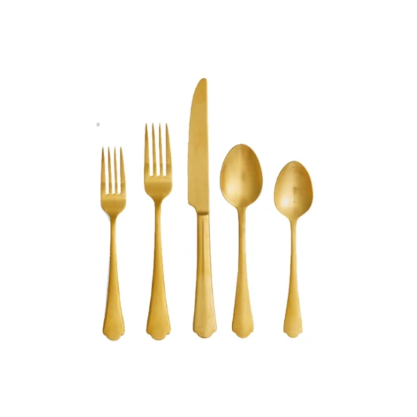Empire Brushed Gold Flatware