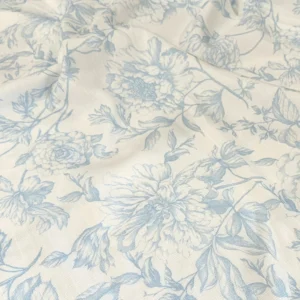 Pale Blue Bloom Tablecloth