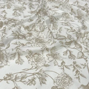 Taupe Bloom Tablecloth